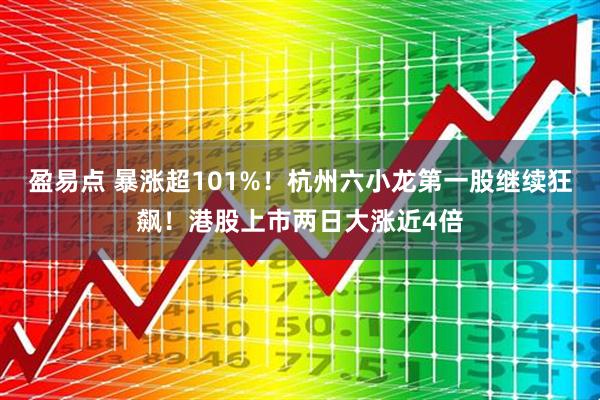 盈易点 暴涨超101%！杭州六小龙第一股继续狂飙！港股上市两日大涨近4倍